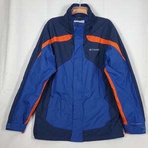 Columbia Jacket Blue Eager Air Omni Shield Interchange Outer Shell Only